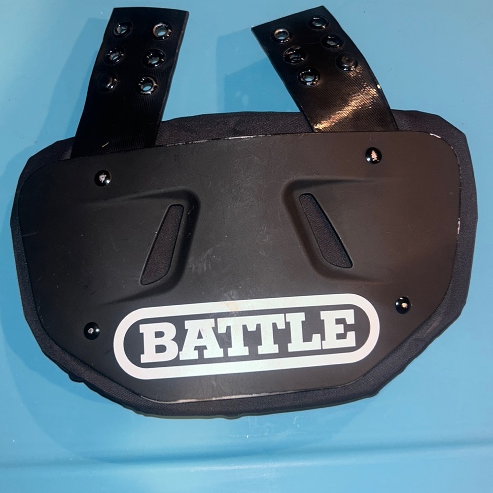 Battle football backplate